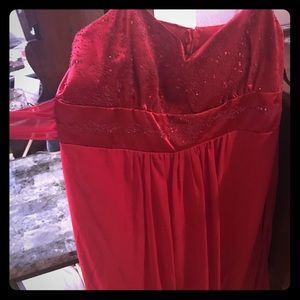 Dress along with shawl.